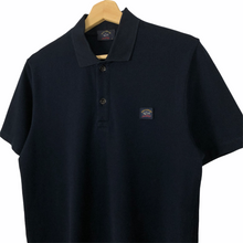 Load image into Gallery viewer, Paul and Shark Dk Navy Short Sleeved Polo - Medium (M) PTP 20.25&quot;
