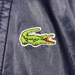 Vintage Dark Navy Lacoste Izod Half Zip Cagoule - Extra Large (XL) PTP 26.75"