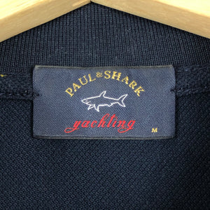 Paul and Shark Dk Navy Short Sleeved Polo - Medium (M) PTP 20.25"