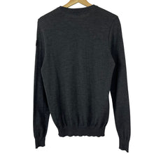 Load image into Gallery viewer, Paul and Shark Grey Crew Neck Wool Sweater - Medium (M) PTP 18&quot;
