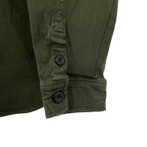 Ma.Strum Green Button Up Double Pocket Overshirt - Extra Large (XL) PTP 25.25"