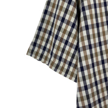 Load image into Gallery viewer, Aquascutum House Check Short Sleeved Shirt - Small (S) PTP 21.5&quot;
