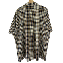 Load image into Gallery viewer, Aquascutum House Check Short Sleeved Shirt - Double Extra Large (XXL) PTP 28.5&quot;
