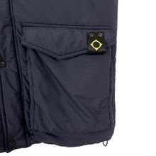 Load image into Gallery viewer, Ma.Strum Navy Hooded Harrier Field Gilet Body Warmer - Medium (M) PTP 22.5&quot;
