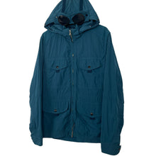 Load image into Gallery viewer, C.P Company Teal Multi Pocket Nysack Goggle Jacket - 50 PTP 20&quot;
