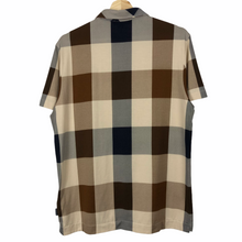 Load image into Gallery viewer, Aquascutum Block Check Short Sleeved Polo - Medium (M) PTP 20.25&quot;
