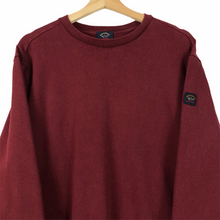 Load image into Gallery viewer, Paul and Shark Maroon Logo Crew Neck Sweater - Double Extra Large (XXL) PTP 23.5&quot;
