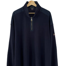 Load image into Gallery viewer, Paul and Shark Navy Bretagne Half Zip Jumper - Six Extra Large (6XL) PTP 30&quot;
