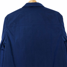 Load image into Gallery viewer, Paul and Shark Blue Nylon Shimmer Overshirt - Medium (M) PTP 21.25&quot;
