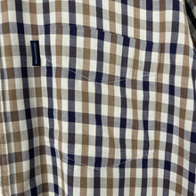 Load image into Gallery viewer, Aquascutum House Check Short Sleeved Shirt - Medium (M) PTP 21.75&quot;
