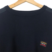 Load image into Gallery viewer, Vintage Paul and Shark Dark Navy Bretagne Sweater - Large (L) PTP 25&quot;
