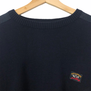 Vintage Paul and Shark Dark Navy Bretagne Sweater - Large (L) PTP 25"