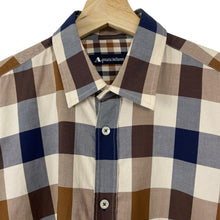 Load image into Gallery viewer, Aquascutum Block Check Long Sleeved Shirt - Medium (M) PTP 20.5&quot;
