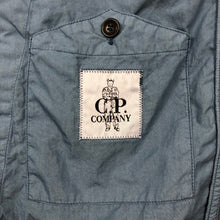 Load image into Gallery viewer, C.P Company Light Blue Arm Viewer Lens Hooded Jacket - 52 PTP 22.5&quot;
