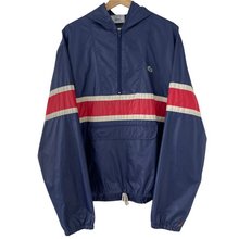 Load image into Gallery viewer, Vintage Navy Lacoste Izod Half Zip Cagoule - Extra Large (XL) PTP 26.25&quot;
