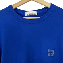 Load image into Gallery viewer, Stone Island Blue Crew Neck Logo Sweater - Extra Large (XL) PTP 23.5&quot;
