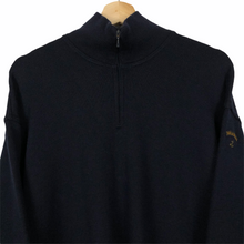 Load image into Gallery viewer, Paul and Shark Navy Bretagne Half Zip Pullover - Extra Large (XL) PTP 24.25&quot;
