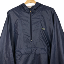 Load image into Gallery viewer, Vintage Navy Lacoste Izod Half Zip Cagoule - Large (L) PTP 25.25&quot;
