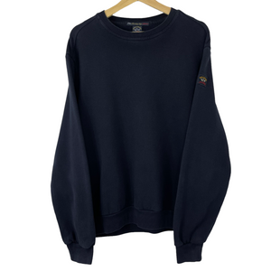 Paul and Shark Navy Crew Neck Sweater - Large (L) PTP 25.25"