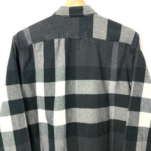 Load image into Gallery viewer, Burberry Brit Grey Nova Check Long Sleeved Shirt - Medium (M) PTP 20.5&quot;
