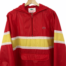 Load image into Gallery viewer, Vintage Lacoste Red Half Zip Cagoule - Large (L) PTP 22.5&quot;
