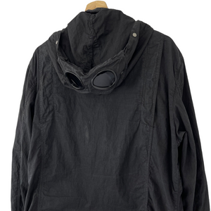 C.P Company Black Goggle Hooded Overshirt - Double Extra Large (XXL) PTP 24"