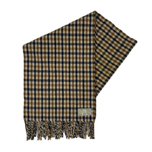 Aquascutum Classic House Check Pure Lambswool Scarf - One Size Fits All