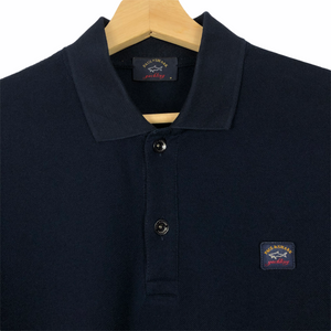 Paul and Shark Dk Navy Short Sleeved Polo - Medium (M) PTP 20.25"