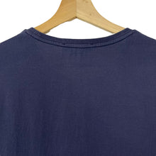 Load image into Gallery viewer, Aquascutum Navy / House Check Short Sleeved T-Shirt - Large (L) PTP 22.5&quot;
