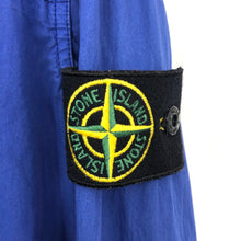 Load image into Gallery viewer, Stone Island Blue Zip Up Overshirt - Extra Large (XL) PTP 24&quot;
