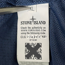 Load image into Gallery viewer, Stone Island Blue Weft Nylon Seersucker TC Overshirt - Extra Large (XL) PTP 24&quot;
