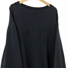 Load image into Gallery viewer, Vintage C.P Company Ideas From Massimo Osti Boat Neck Logo Sweater - 4 PTP 26.5&quot;
