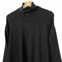 Load image into Gallery viewer, Paul and Shark Grey Bretagne Half Zip Pullover - Large (L) PTP 22.5&quot;
