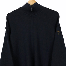 Load image into Gallery viewer, Paul and Shark Navy Bretagne Half Zip Pullover - Extra Large (XL) PTP 24.25&quot;
