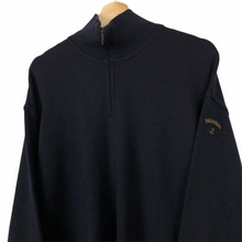 Load image into Gallery viewer, Paul and Shark Navy Bretagne Half Zip Pullover - Extra Large (XL) PTP 24.25&quot;
