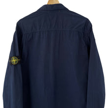 Load image into Gallery viewer, Stone Island Navy Double Pocket Overshirt - Double Extra Large (XXL) PTP 24&quot;
