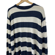 Load image into Gallery viewer, Paul and Shark Bretagne Striped Crew Neck Sweater - Four Extra Large (4XL) PTP 24.5&quot;
