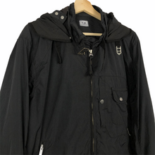 Load image into Gallery viewer, C.P Company Black Multi Pocket Goggle Jacket - 54 PTP 23.5&quot;
