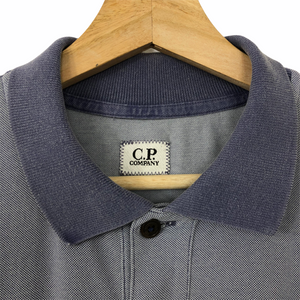 C.P Company Purple Short Sleeved Polo - Large (L) PTP 21.25"