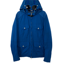 Load image into Gallery viewer, C.P Company Blue Multi Pocket Nysack Goggle Jacket - 54 PTP 23.5&quot;
