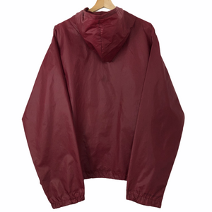 Vintage Maroon Lacoste Izod Half Zip Cagoule - Large (L) PTP 24.75"