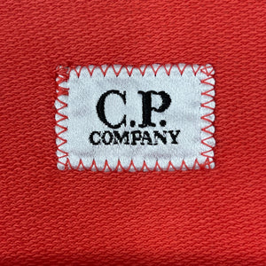 C.P Company Coral Crew Neck Logo Sweater - Extra Large (XL) PTP 23.5"