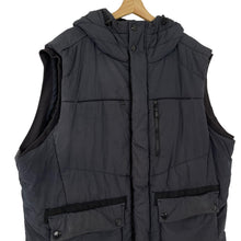 Load image into Gallery viewer, Paul and Shark Navy Hooded Logo Gilet Body Warmer - Six Extra Large (6XL) PTP 30&quot;
