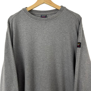 Paul and Shark Grey Crew Neck Sweater - Triple Extra Large (XXXL) PTP 25.25"