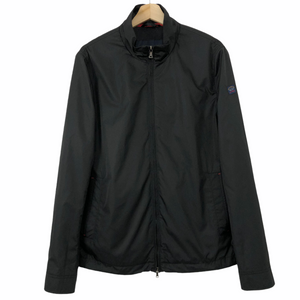 Paul and Shark Black Full Zip Logo Jacket - Medium (M) PTP 21"