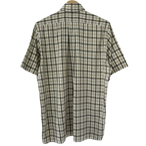 Aquascutum House Check Short Sleeved Shirt - Small (S) PTP 21.75"