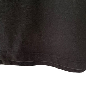 Paul and Shark Black Long Sleeved Polo - Five Extra Large (5XL) PTP 30.25"