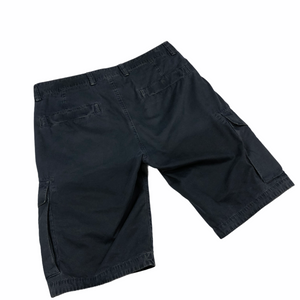Stone Island Navy Blue Bermuda Cargo Shorts - W 30"