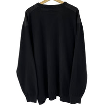 Load image into Gallery viewer, Paul and Shark Black C0P918 Crew Neck Sweater - Five Extra Large (5XL) PTP 30.5&quot;
