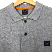 Load image into Gallery viewer, Paul and Shark Grey Short Sleeved Polo - Large (L) PTP 23.5&quot;
